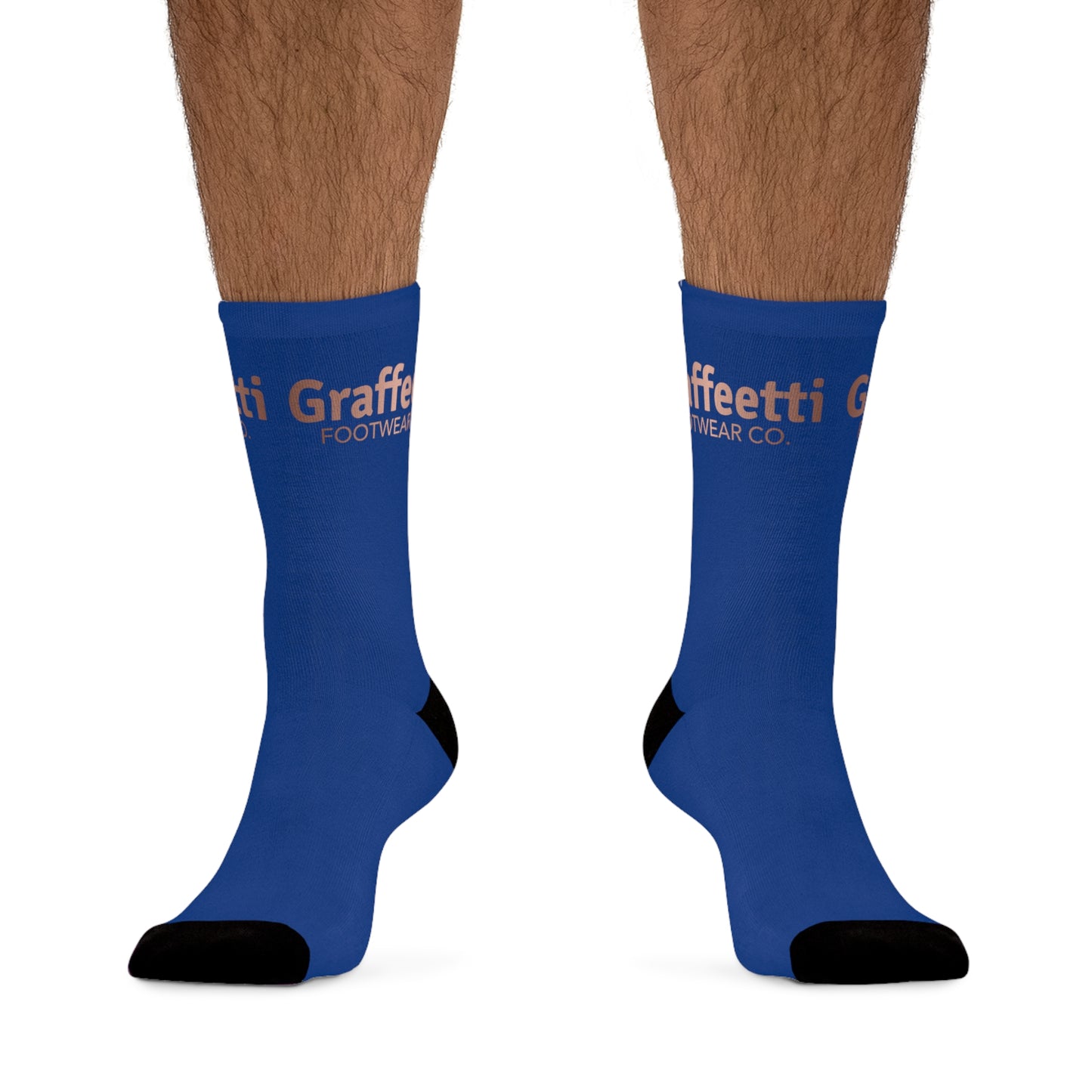 Socks, Recycled Poly Socks, by Graffeetti Footwear Signature Mid Size Compression Socks, Universal Gender., FREE SHIPPING, ECO-Friendly Sock