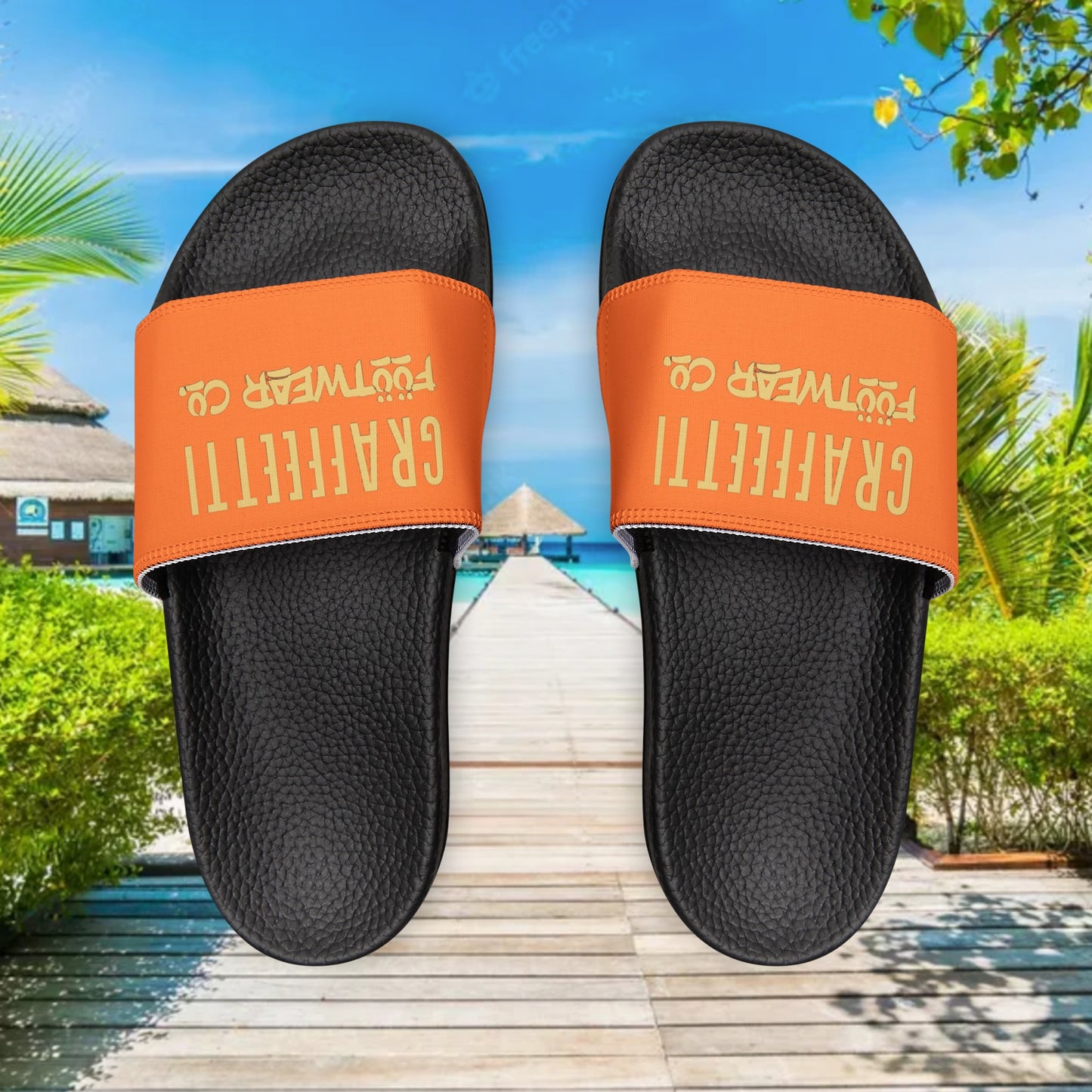 Unisex Flip Flop, Sandal Slides made by Graffeetti Footwear Co.