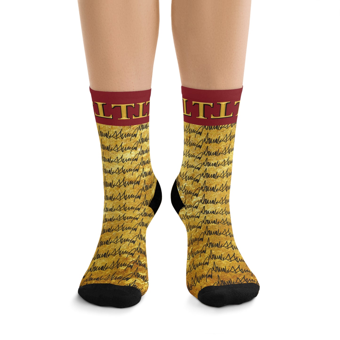 Socks, Poly Blend Sport Socks, Graffeetti FööTwear Universal Size, Unisex, Donald J Trump Collection